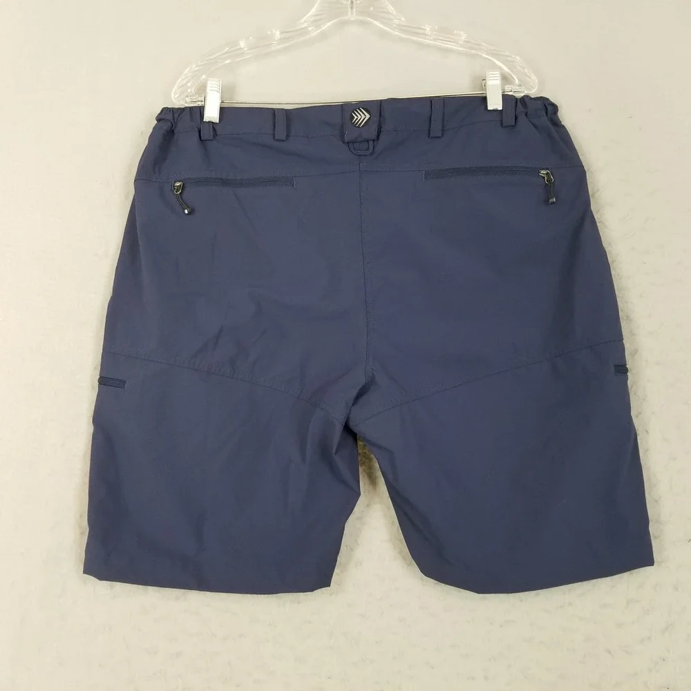 Aero Tech Designs Shorts Mens XL Navy Blue Cyclewear SF600 Nylon Spandex Cargo